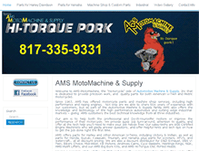 Tablet Screenshot of amsmotomachine.com